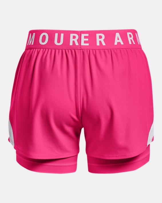 Women's UA Play Up 2-in-1 Shorts, Pink, pdpMainDesktop image number 5